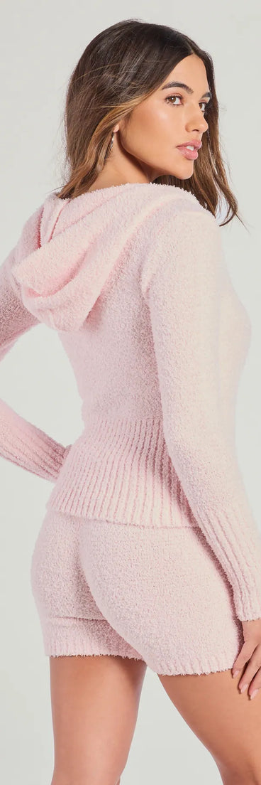 Chill Mode Chenille Knit Hoodie