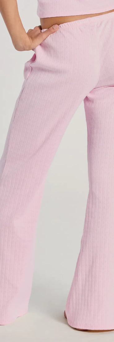 Sleeping Cute Mid-Rise Button Pajama Pants