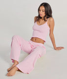 Sleeping Cute Mid-Rise Button Pajama Pants