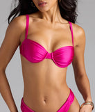 Sunny Mode Ruched Bikini Top