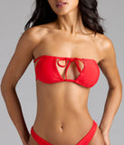 Hello Summer Triangle Bikini Top