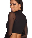 Mesh With It Swim Top