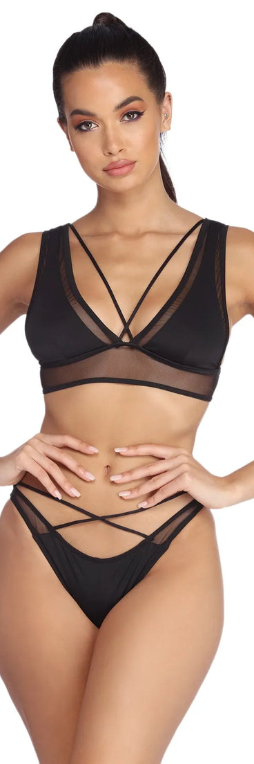 Cross My Heart Swim Top