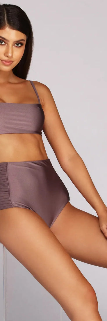 Back It Up Strappy Swim Top