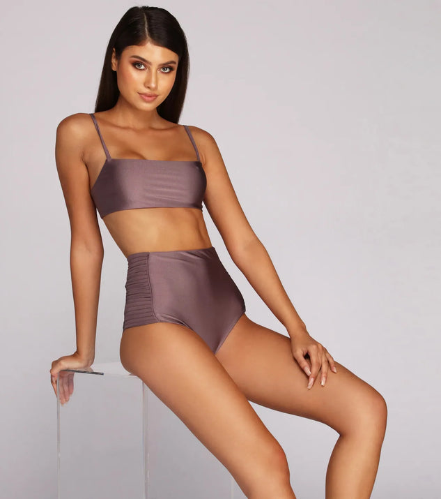 Back It Up Strappy Swim Top