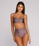 Back It Up Strappy Swim Top