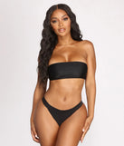 Basic Vibes Bandeau Swim Top