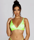 It's Lit Triangle Swim Top