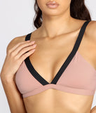Bright & Bold Color Block Triangle Swim Top