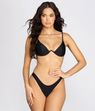 Wavy Baby Wired Swim Top