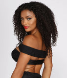 Catch Me Poolside One Shoulder Braided Swim Top