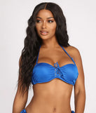 Glow Up Lace Front Swim Top