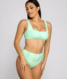 Retro Days Tie Dye Bikini Top