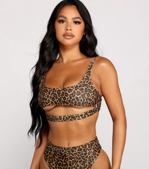 Wild And Fierce Bikini Top
