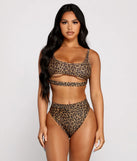 Wild And Fierce Bikini Top