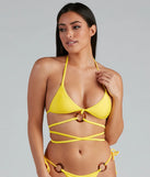 Glowing Paradise O-Ring Bikini Top
