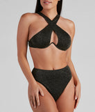 Glow And Shimmer Bikini Top