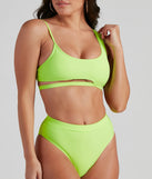 Major Glow Tank Swim Top
