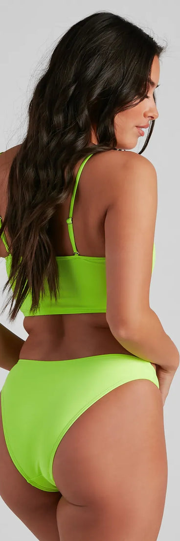 Beach Side Longline Bikini Top