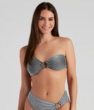 Glow Seeker Shimmer Bikini Top