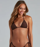 Endless Summer Fishnet Bikini Top