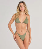 Beachside Babe O-Ring Triangle Bikini Top