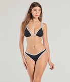 
Upgrade your style game for 2025 with the Retro Chic Contrast Trim Bikini Top in black, perfect for any fashion-forward wardrobe.