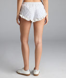 Splashin' Around Eyelet Ruffle Swim Shorts
