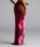 Yacht Babe Floral Swim Cover Up