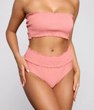Ready For A Vacay Smocked Bikini Bottoms