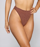 Glam And Glitz High Waist Bikini Bottoms