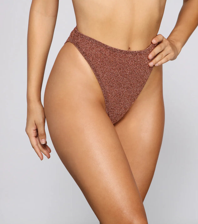 Glam And Glitz High Waist Bikini Bottoms