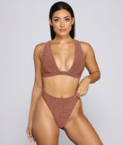 Glam And Glitz High Waist Bikini Bottoms