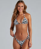 Chic Ranchero Cow Bikini Bottoms