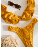 
Upgrade your style game for 2025 with the Sunny Dream V-Cut Scrunched Bikini Bottoms in yellow, perfect for any fashion-forward wardrobe.