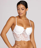 Lady In Lace Longline Bra