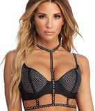 Dazzling Diva Heat Stone Bra