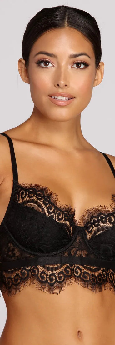 Love In Lace Scalloped Bra