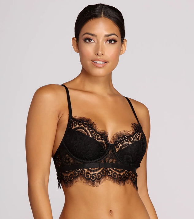 Love In Lace Scalloped Bra