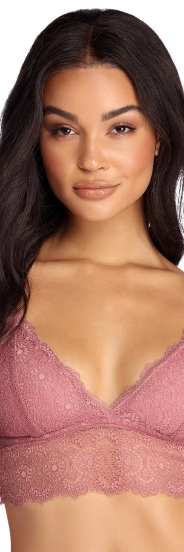 Lattice Side Lace Bralette