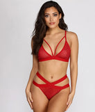 Heat Stone Bralette And Panty Set
