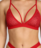 Heat Stone Bralette And Panty Set