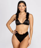 Forever Love Marabou Trim Bralette