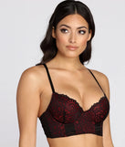 Dahlia Push Up Lattice Bra 2 Pack