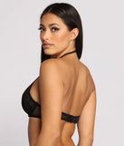 Raise The Heat Lace Halter Bra and Panty Set