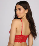 Lovestruck Caged Lace Longline Bra