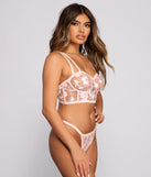 Love For Mesh Bra and Panty Set