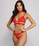 All About The Lace Triangle Bra And Panty Set