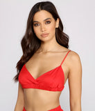 Comfy And Casual Triangle Bralette