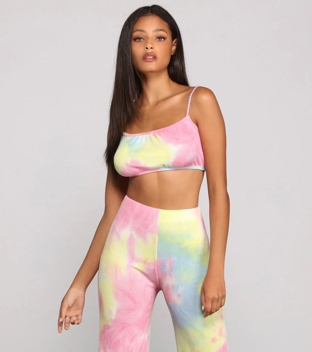Rocking Retro Vibes Tie Dye Bralette